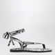 A.emery The Heidi Sandals Snake-Effect In Leather
