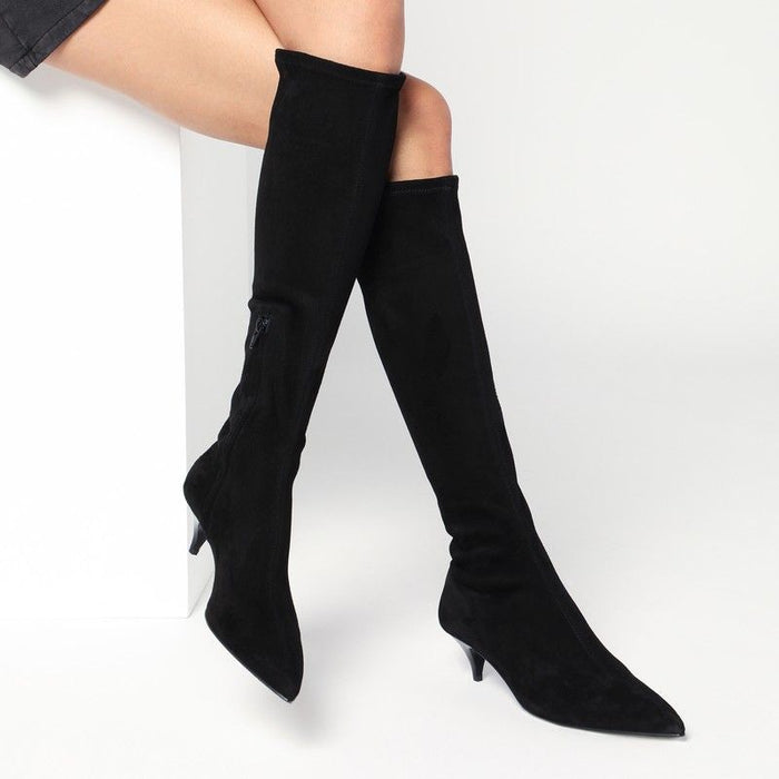 A.emery	  The Oscar Boots Neri In Suede