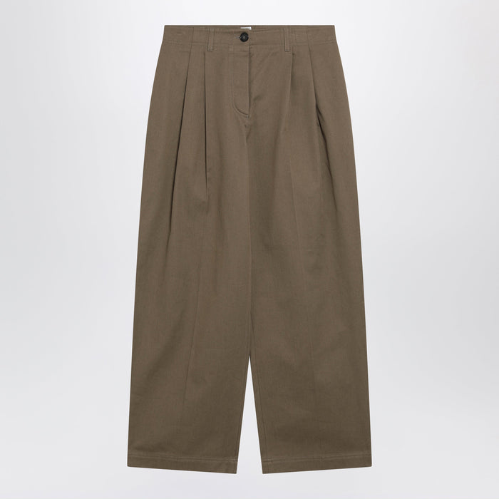 Toteme Hazelnut Cotton Trousers