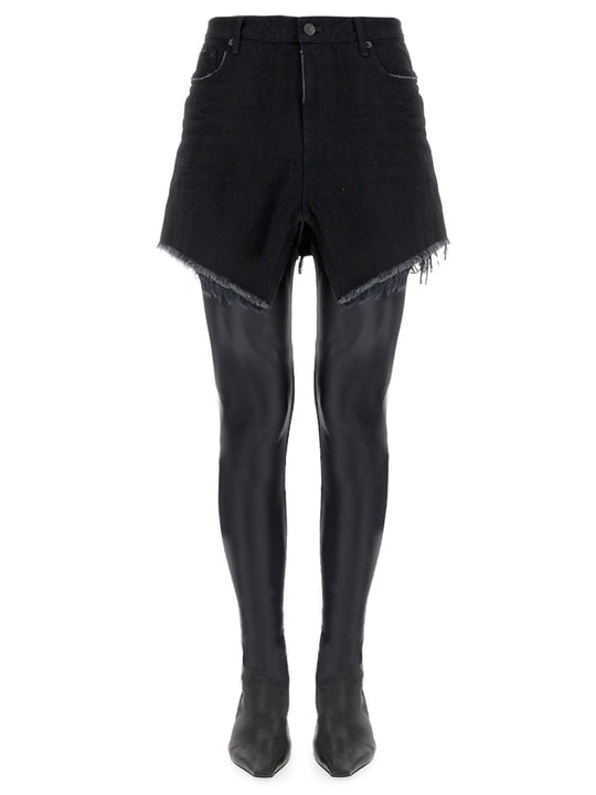Balenciaga Mini Cut-Up Skirt