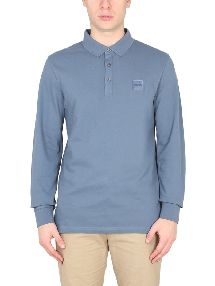 Boss Polo With Logo Patch