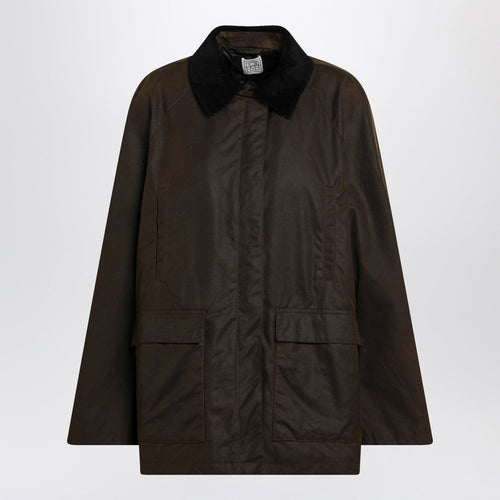 Toteme Brown Waxed Cotton Country Jacket
