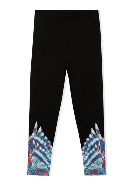 Marcelo Burlon County Of Milan Blue Birds Wings Leggings