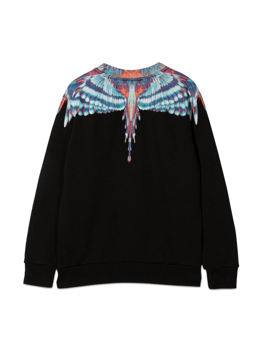Marcelo Burlon County Of Milan Blue Birds Wings Crewneck