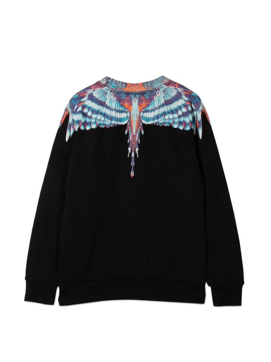 Marcelo Burlon County Of Milan Blue Birds Wings Crewneck