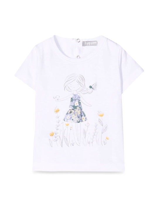 Il Gufo T-Shirt M/Short White/Lilac