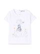 Il Gufo T-Shirt M/Short White/Lilac