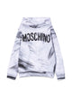 Moschino Felpa In Cotone Con Cappuccio