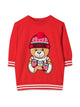 Moschino Abito In Cotone Con Teddy