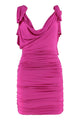 The Attico Draped Jersey Dress