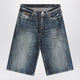 Martine Rose Bermuda In Denim Blu Acid