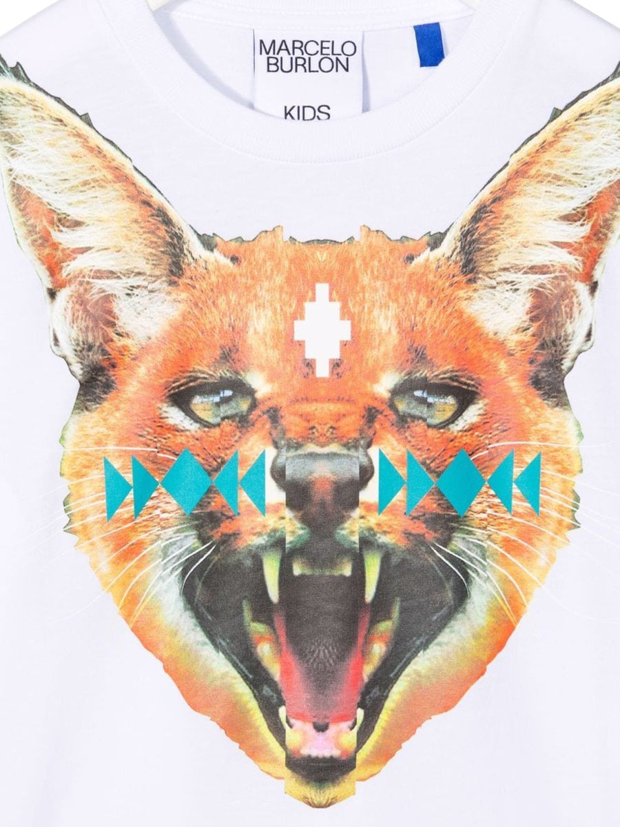 Marcelo Burlon County Of Milan T-Shirt In Jersey Di Cotone Con Stampa