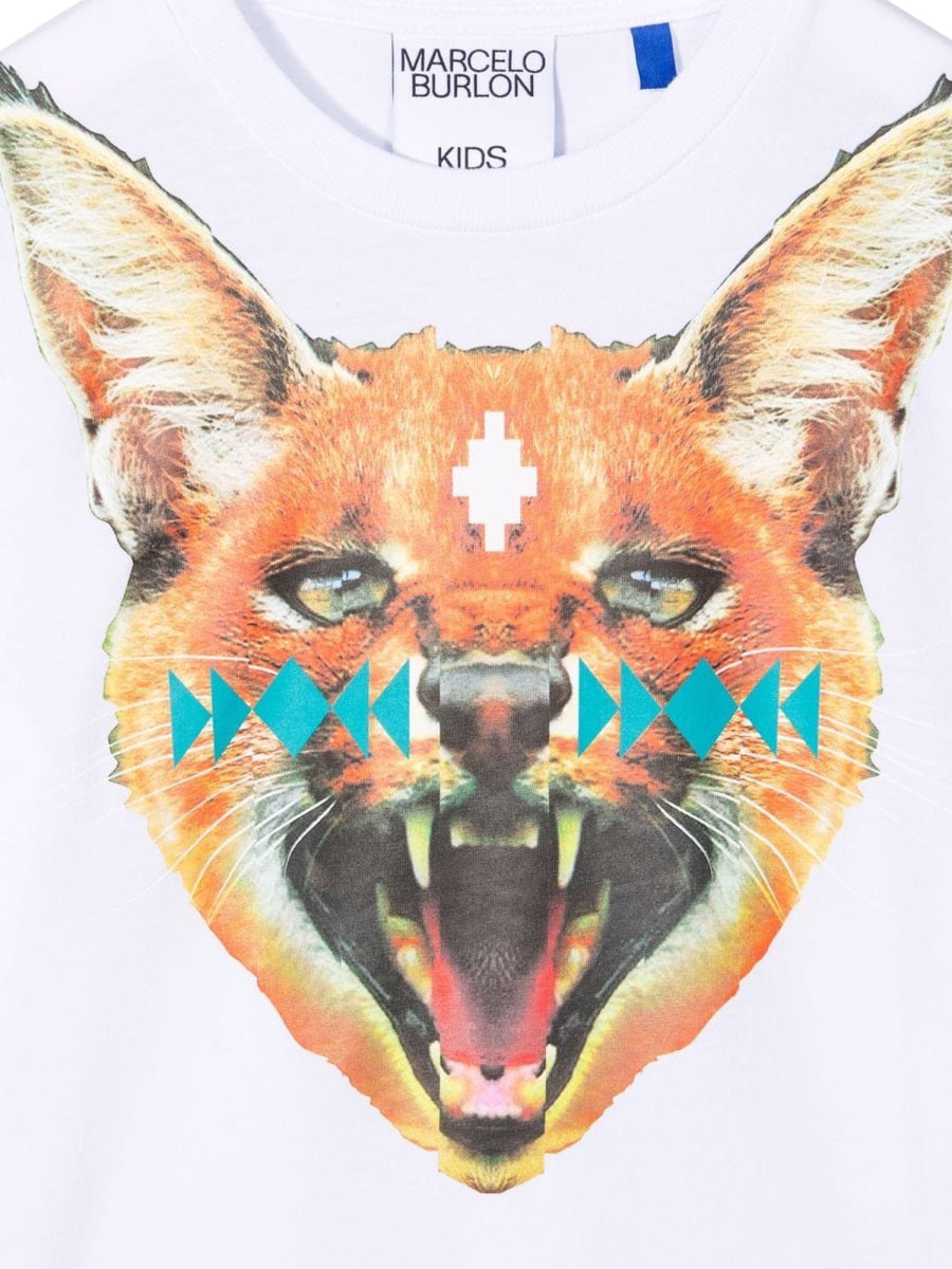 Marcelo Burlon County Of Milan T-Shirt In Jersey Di Cotone Con Stampa
