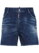 Dsquared2 Stretch Cotton Denim Shorts