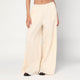 Mkdt Studio Pinola-Atelier Pleated Fabric Ivory Trousers