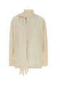 Jean Paul Gaultier Ivory Lyocell Blend Blouse