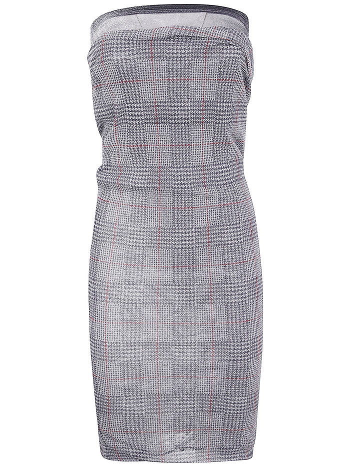 Jean Paul Gaultier Mesh Skirt Double Layer Printed "Body Shadow" And "Prince Of Wales"