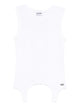 Jean Paul Gaultier Cotton Ribbed Tank Top With Lingerie Garter