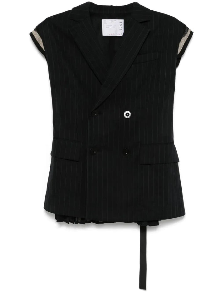 Sacai High Twist Voile Vest