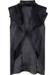 Sacai Satin X Chiffon Pullover