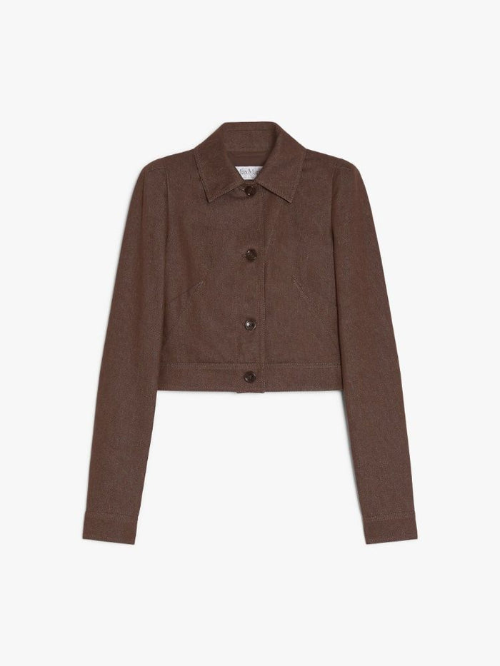 Max Mara Carpa Cropped Denim Jacket