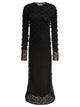 Max Mara Sportmax Black Polyester Dress