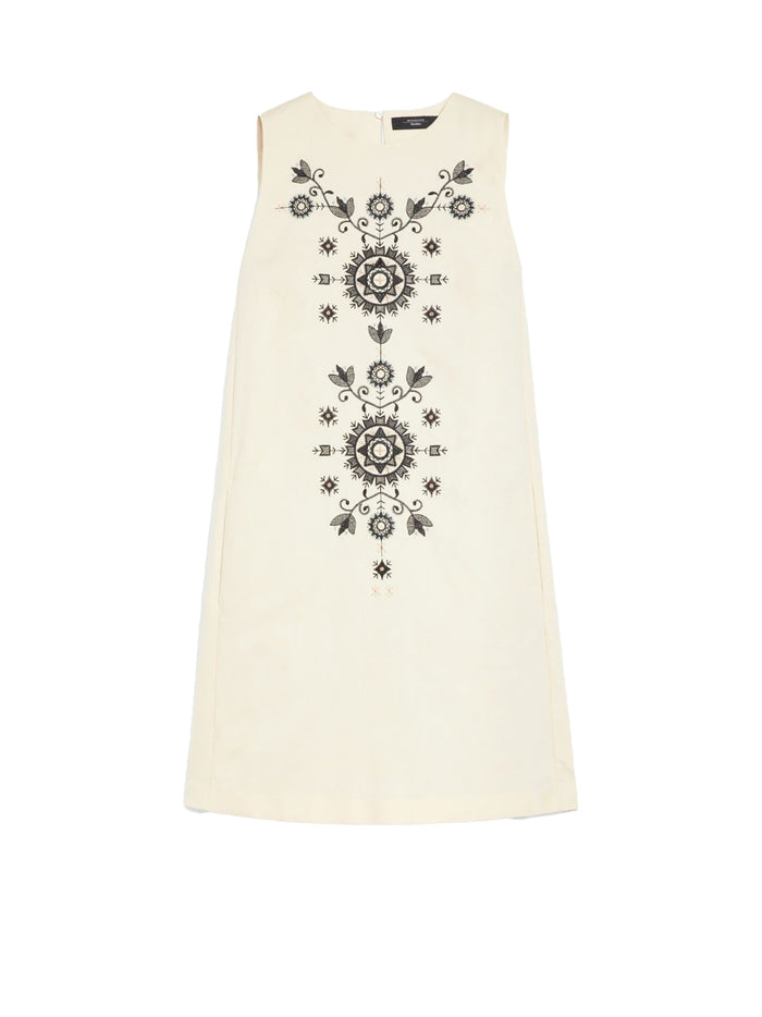Weekend Max Mara Ivory Canvas Dress