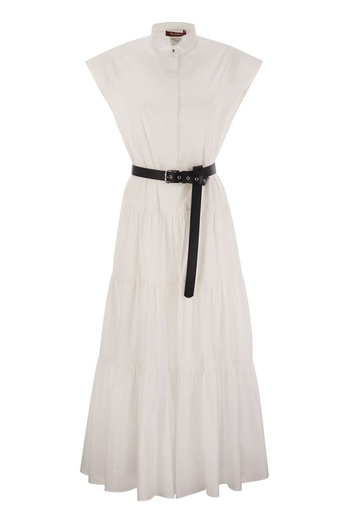 Max Mara Studio Bairo Dress Optic White