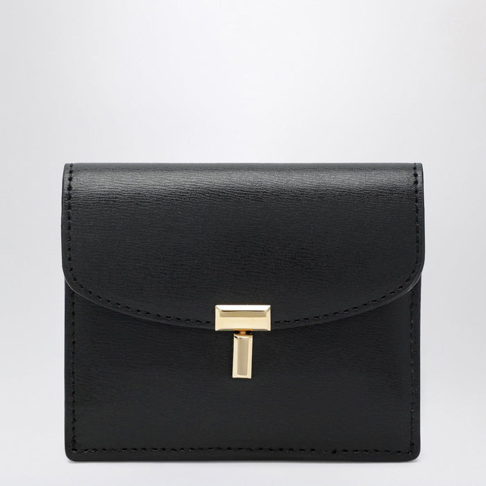 Toteme Black Smoothleather Tlock Card Holder