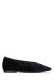 Toteme Minimalist Velvet Ballerinas