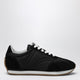 Toteme Black Sneaker In Suede And Fabric