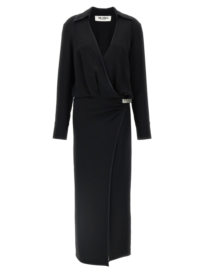 The Attico Wrap Dress