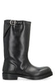 Dries Van Noten Biker Boots In Leather