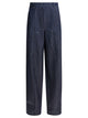 Max Mara Denim-Effect Wool Pants