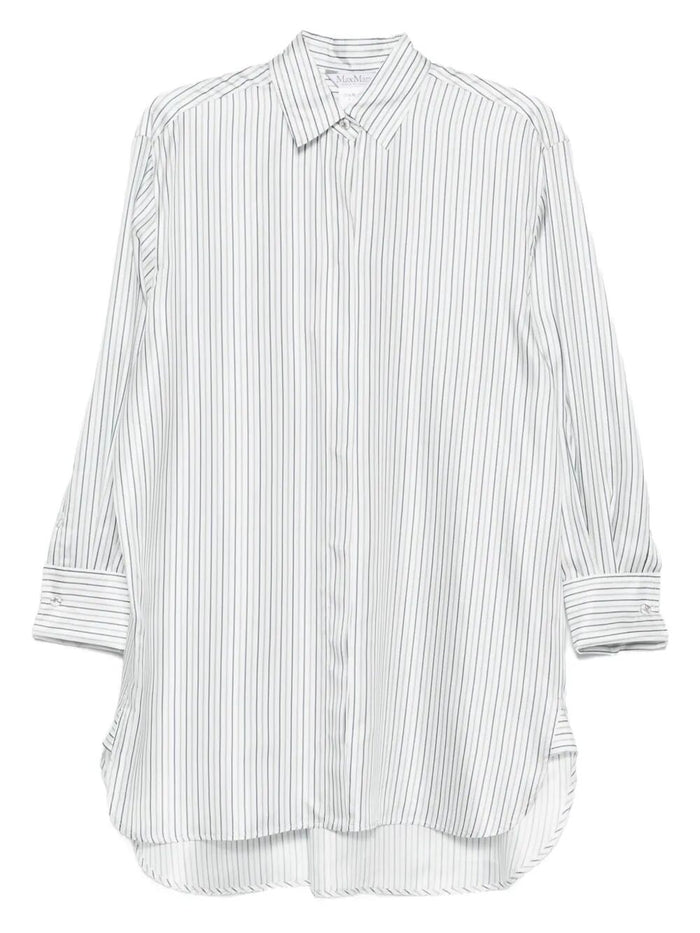 Max Mara "Monviso" Silky Stripes Shirt