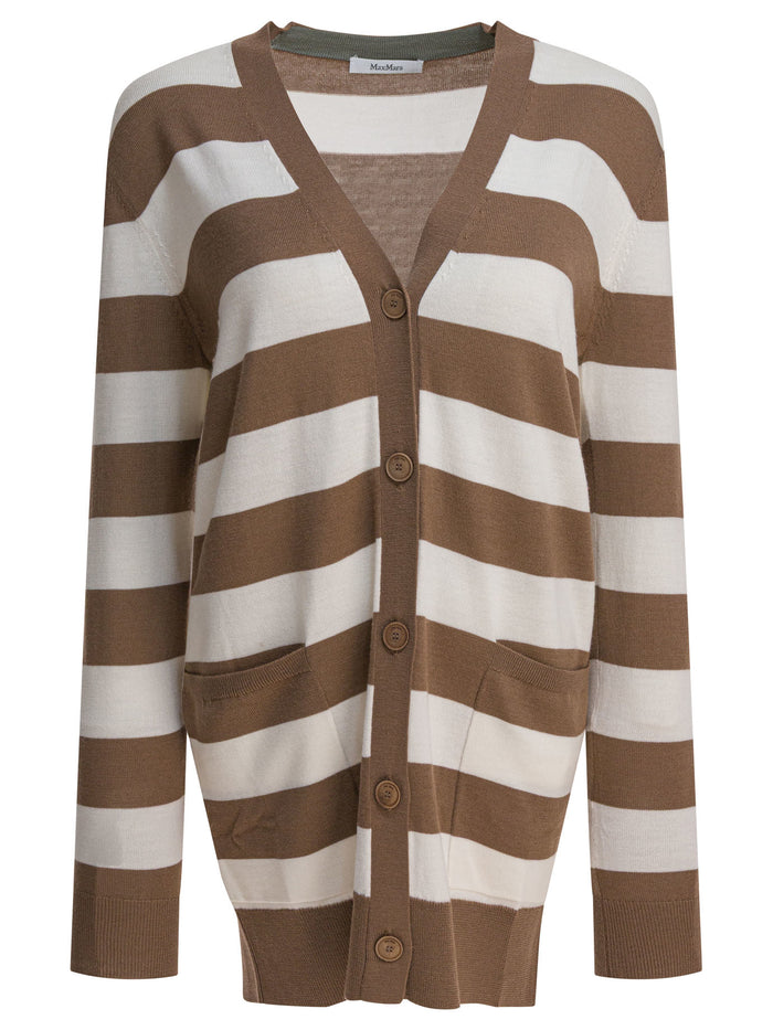 Max Mara Brown Wool Knitwear
