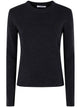 Max Mara "Ticino" Logo Long Sleeves Round Neck Sweater
