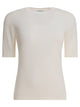 Max Mara White Wool T-Shirt