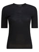 Max Mara Black Wool T-Shirt