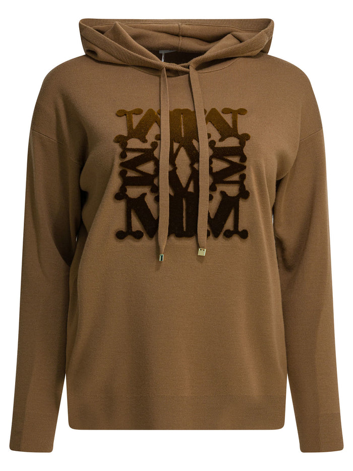 Max Mara Virgin Wool Hooded Sweater