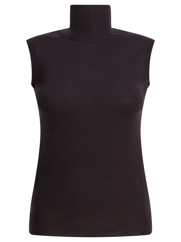 Max Mara Sportmax Mock Neck Sleeveless