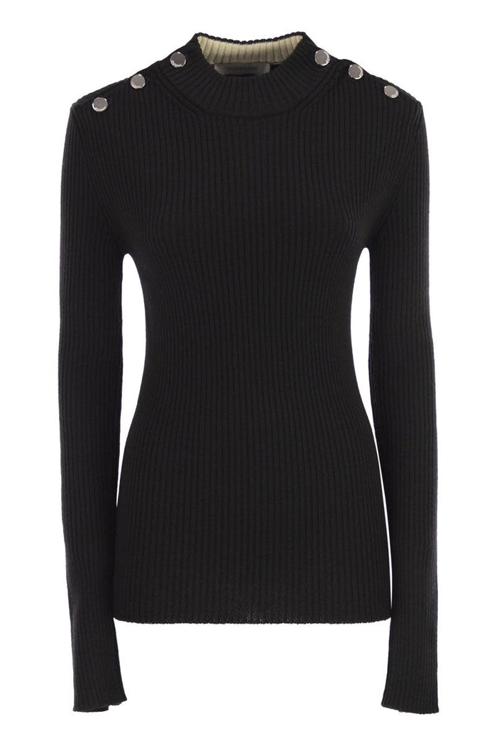 Max Mara Sportmax Renania - Fitted Jumper With Buttons