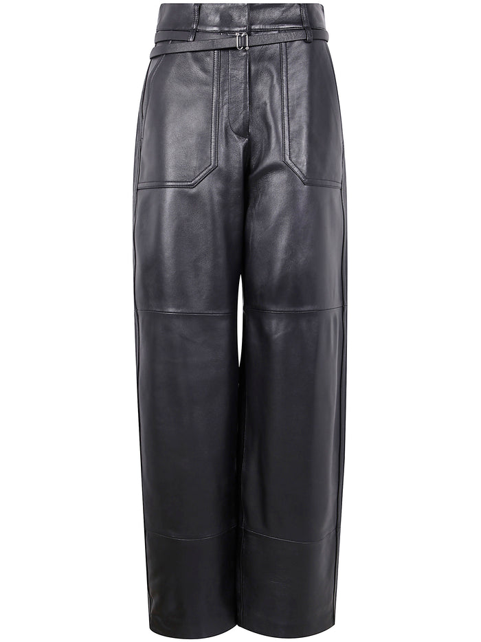 Max Mara Sportmax Leather "Garbo" Trousers