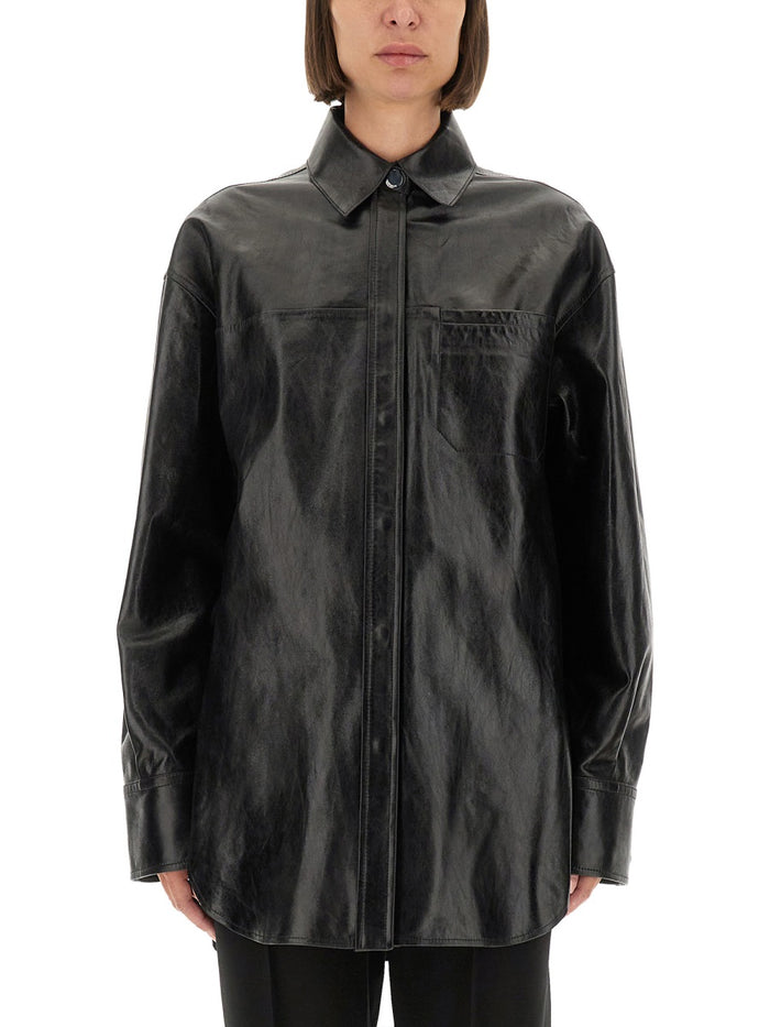 Max Mara Sportmax Leather Borel Shirt