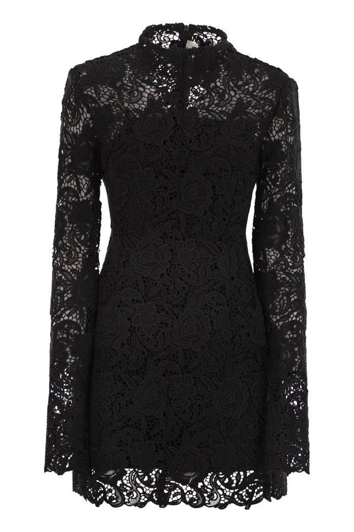 Max Mara Sportmax Tefrite05 - Short Floral Macramé Dress