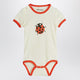 Mini Rodini Ivory/Red Bodysuit With Ladybug