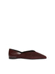 Max Mara Squareflat Footwear Bordeaux