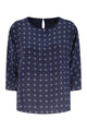 Weekend Max Mara Adone - Crewneck Blouse In Crepe De Chine