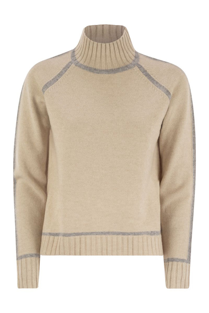 Max Mara Pescara - Wool And Cashmere Turtleneck Sweater