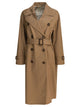 Max Mara The Cube Brown Polyester Coat